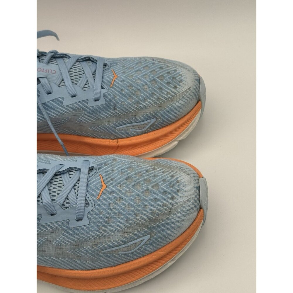 Hoka One One Womens Clifton 9 1127896 ABIW Blue Running Shoes Sneakers Sz 11B - Picture 7 of 15